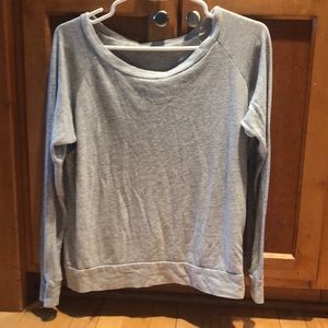 Grey long sleeve shirt